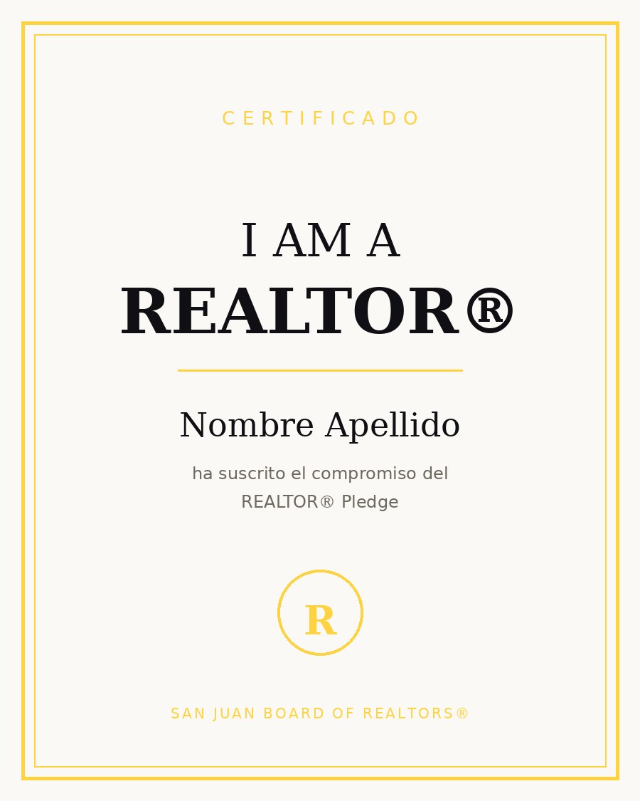 Certificado REALTOR®